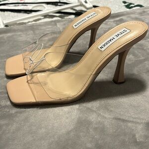Steve Madden signal clear heels, women’s size 6, great condition